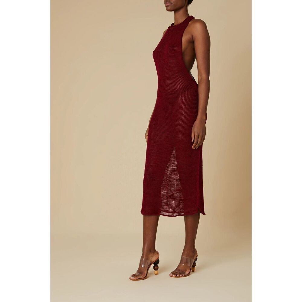 SAVANNAH MORROW Rubina Crocheted Cotton Maxi Dress NEW